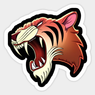 Saber-Toothed Tiger Sticker